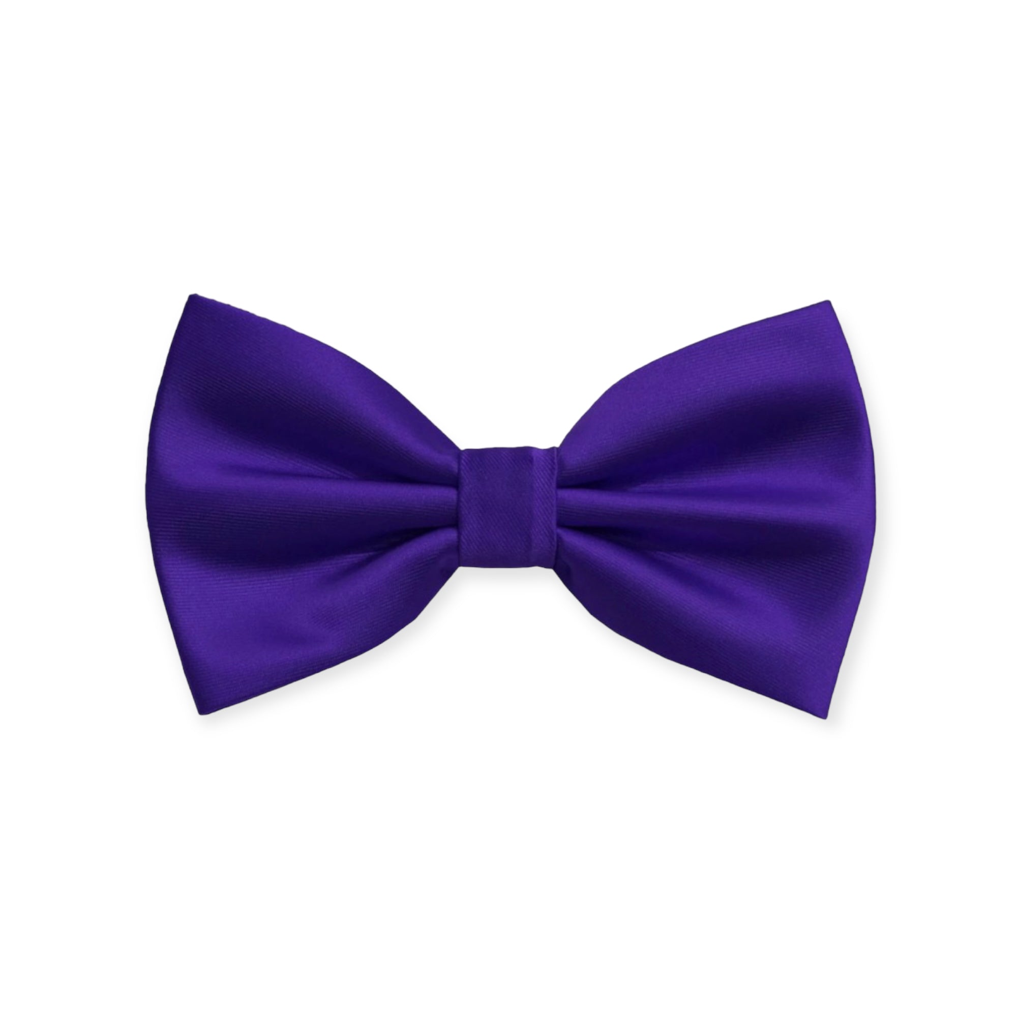 Solid Purple Bow Tie and Hanky